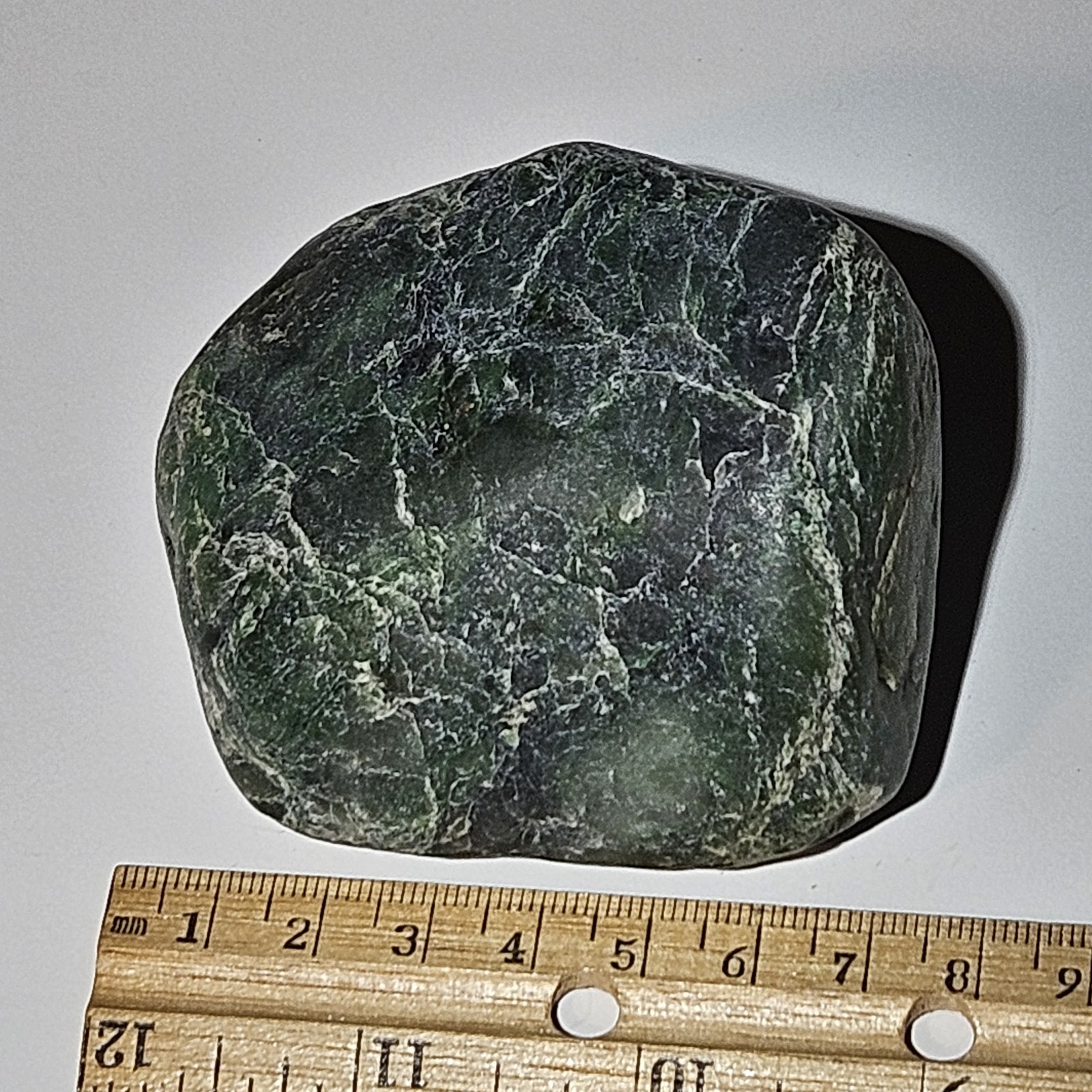 Nephrite Transluscent Jade Rough Jade Cove Willow Creek California 329 Grams