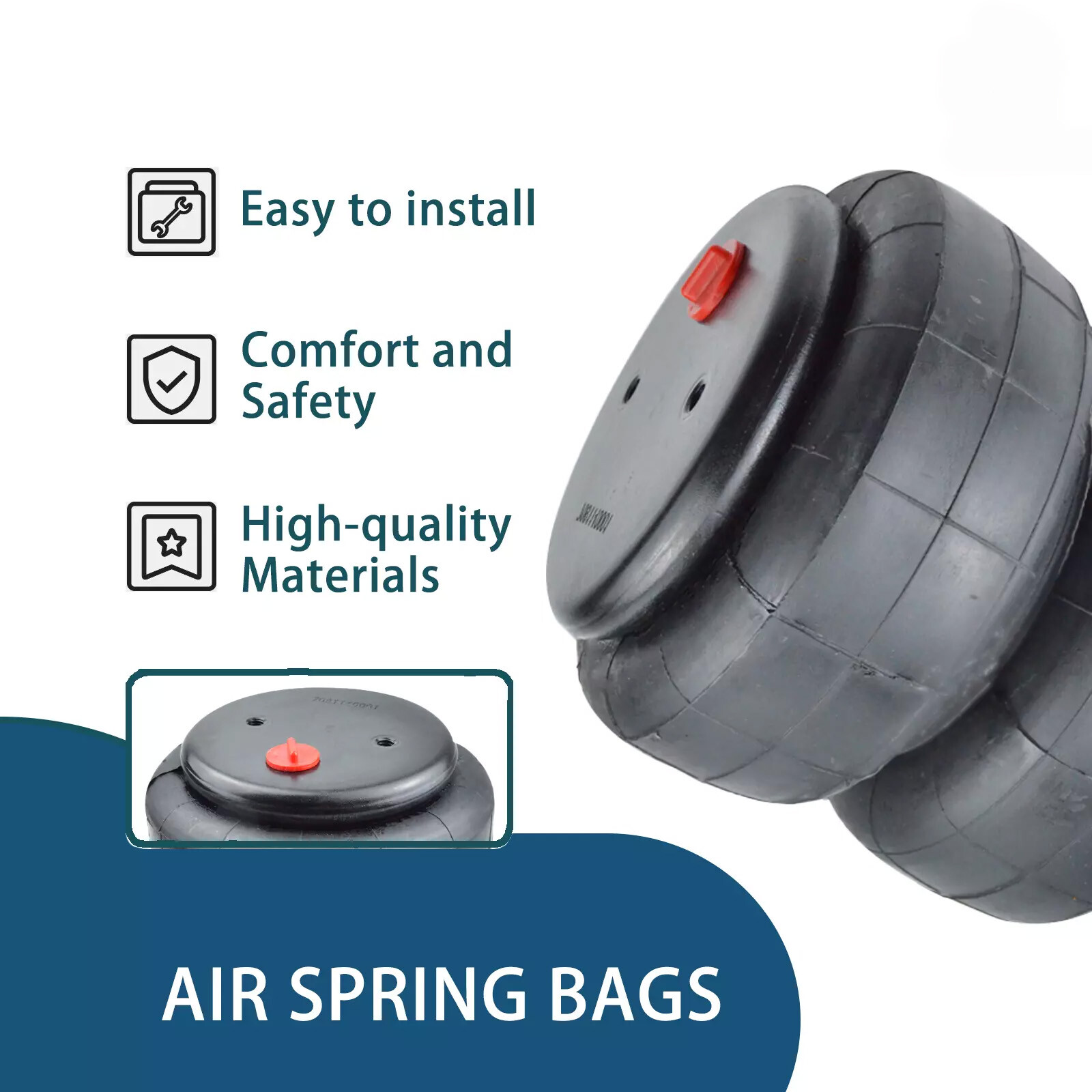 Dominator D2600 Bags 58616 2600 Air Spring Ride Suspension 2pcs 58616 Air Bags