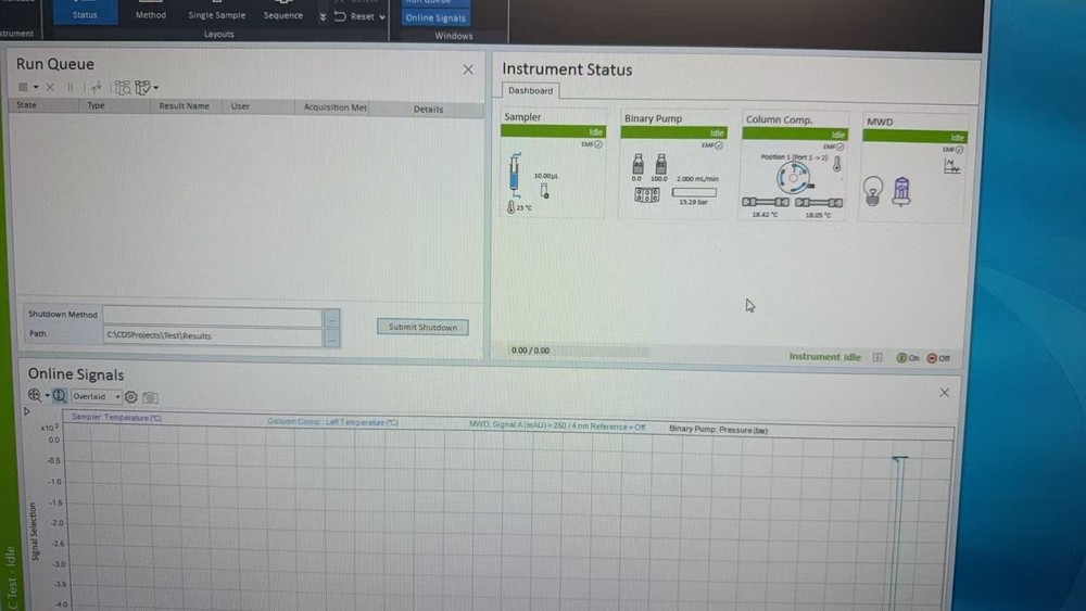 Refurbished Agilent 1100 HPLC System, Complete, with OpenLab 2.5 loaded computer