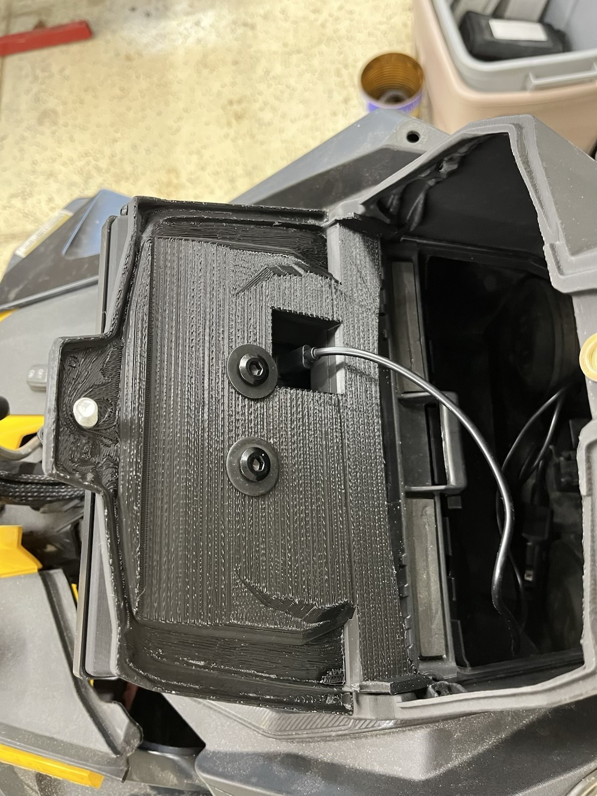 Ski-Doo XS XM Glovebox Extension w/Garmin Drivesmart 76 65 61 GPS Mount