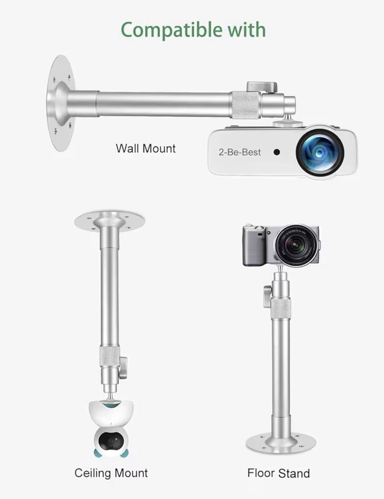 2-Be-Best Upgraded Projector Mount Extending Projector Ceiling Mount Adjustable