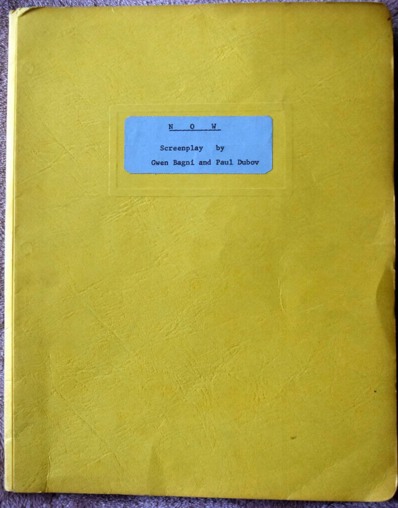"Now" Original (Writer's Draft Written on a Typewriter) Scrip