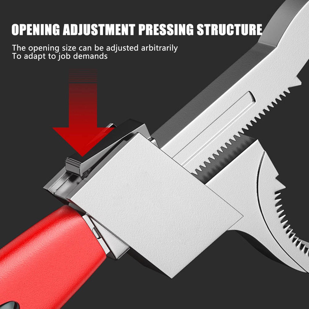 Universal Adjustable Bathroom Wrench Open End Tool Multifunction Repair Spanner