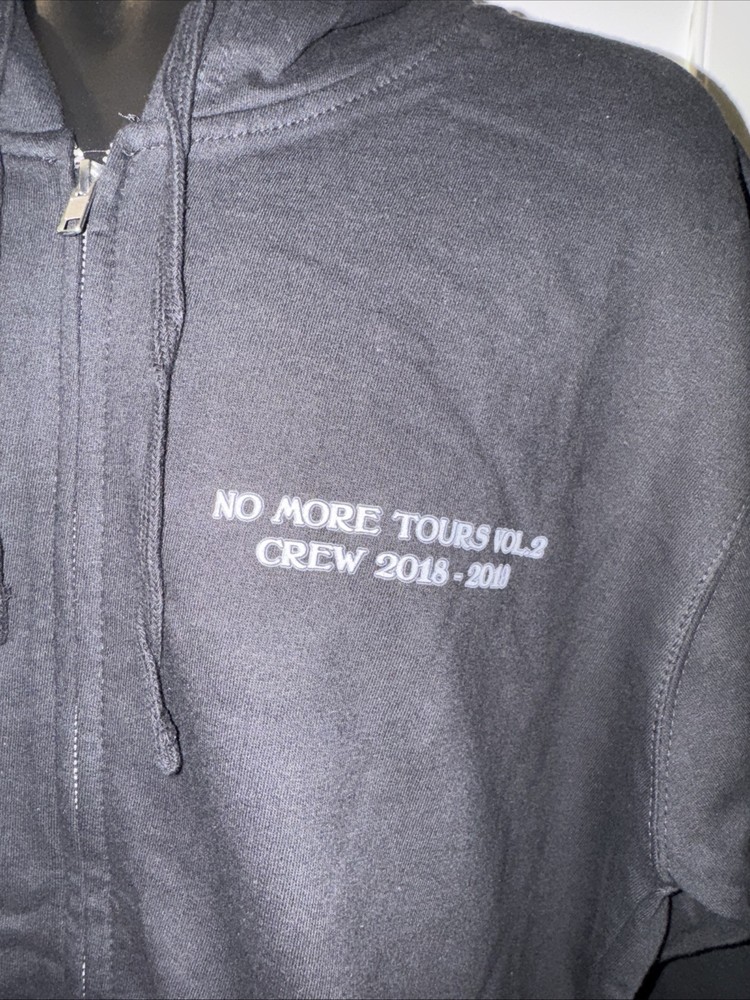 Ozzy Osbourne No More Tours V2 Local Crew 2018/19 Hoodie Size Large New