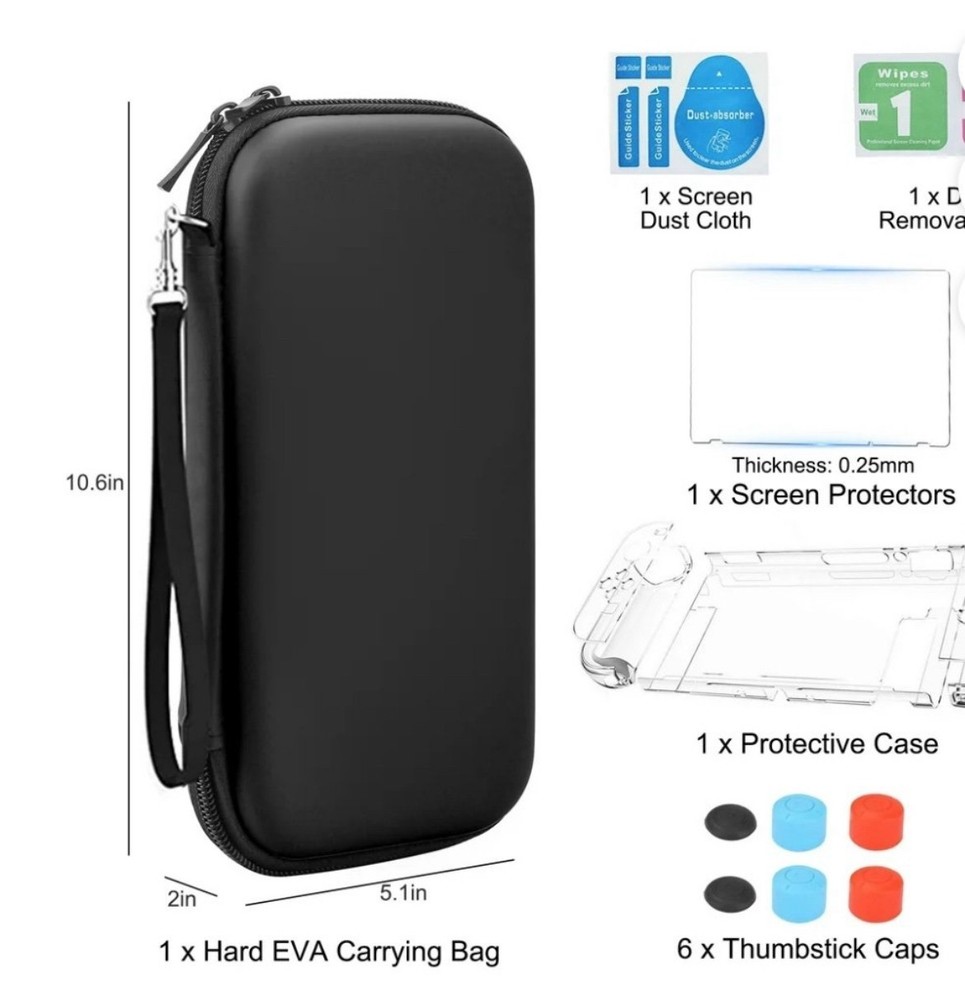 NEW Accessory Bundle kit for Nintendo Switch