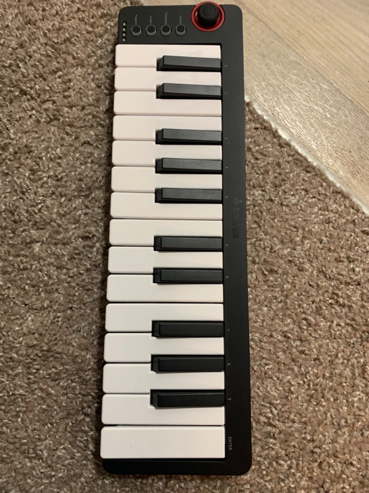 Donner N-25 Mini Midi Keyboard C Power-Pitch-Transpose-Program-Octave