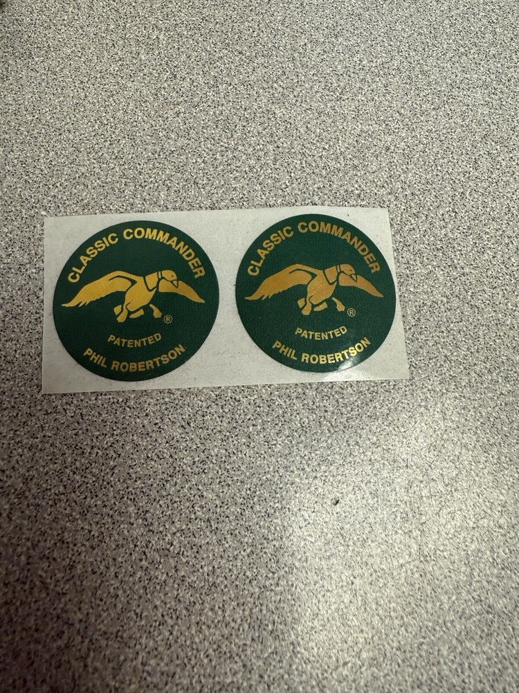 Duck Commander Duck Call  Classic Commander Replacement Decals *Read Description