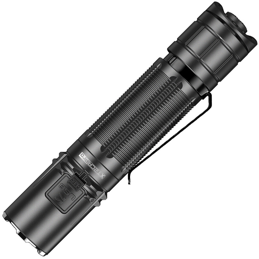 Klarus XT2CR Pro Tactical Flashlight Rechargeable Resists Water/Impact Strobe