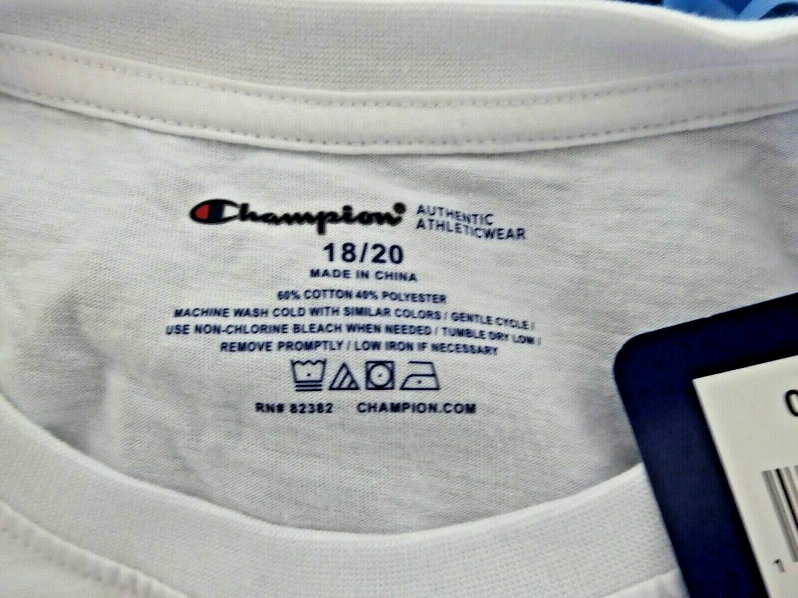 Champion Boys' T-Shirt Sizes 5/6 -18/20 Neon Football Baseball Camo