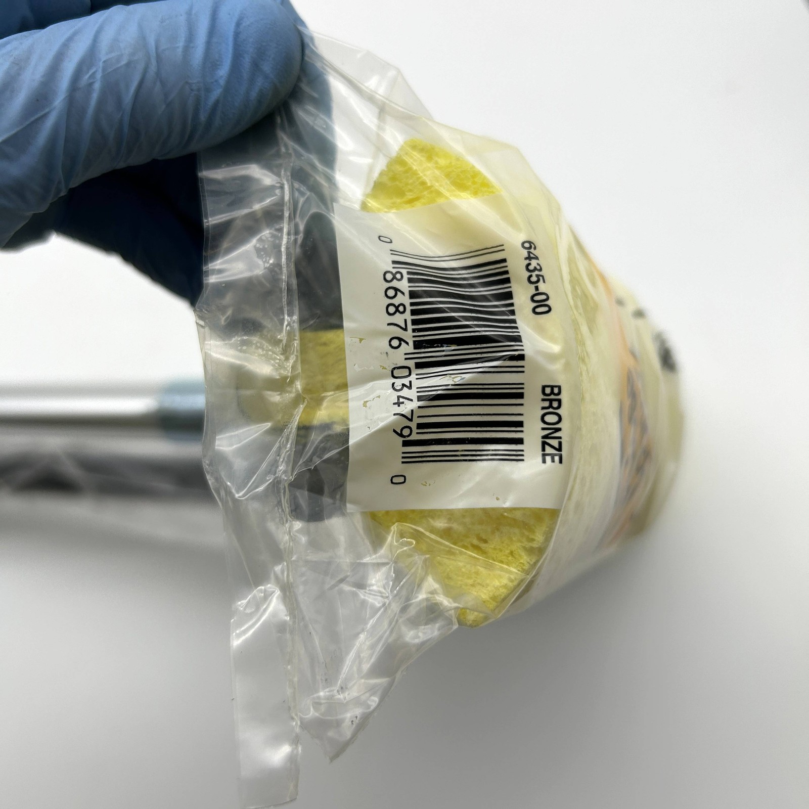 Rubbermaid FG643500BRNZ Steel Roller Sponge Mop w/ Cellulose Sponge Head 6435