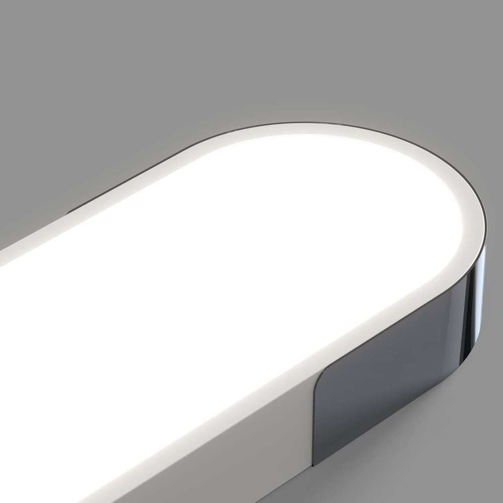 Dimmable LED Ceiling Light Modern Acrylic Linear LED Ceiling Lamp 39.4in Semi...