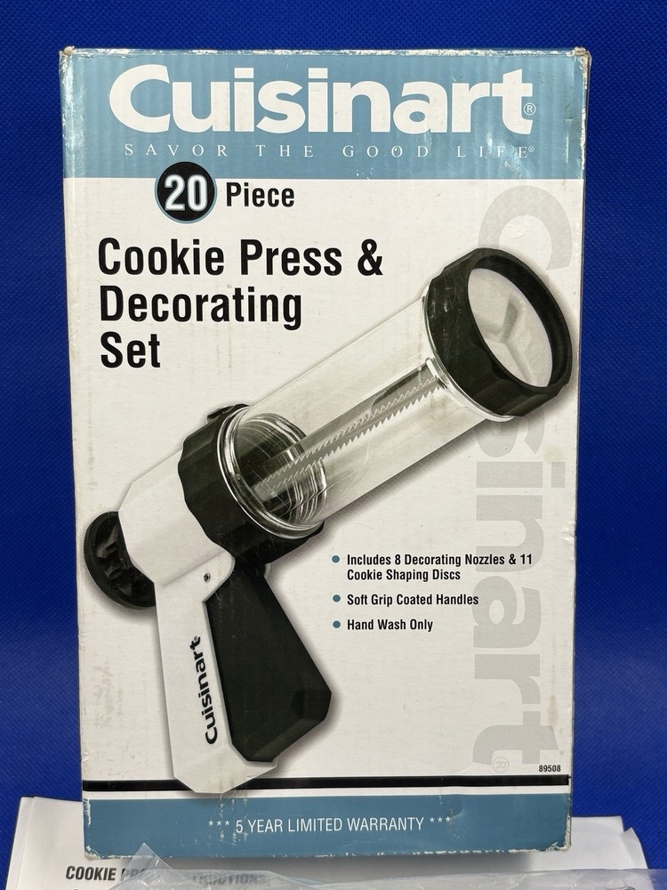 Cuisinart Cookie Press & Decorating Set Cake Cookies