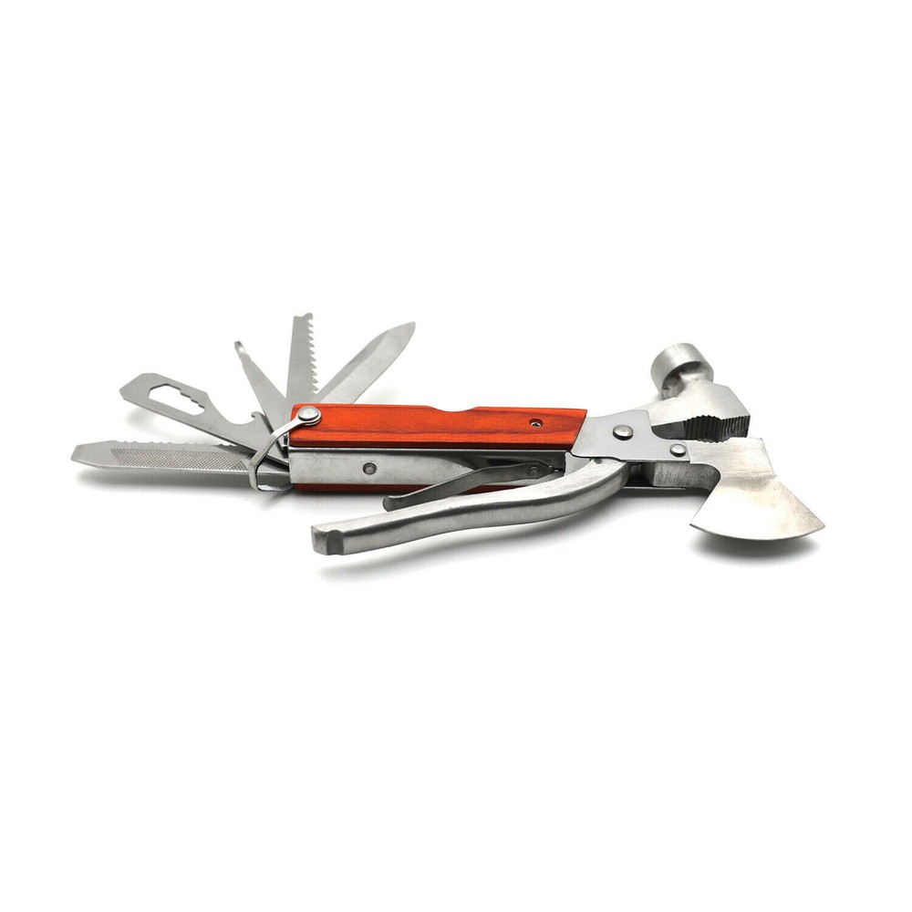 Multi function Outdoor Camping Emergency Survival Tools Axe Hatchet Hammer Plier
