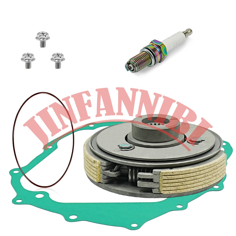 Wet Clutch Assembly Kit & Cover Gasket for Honda Sportrax 250 TRX250EX 2001-2008