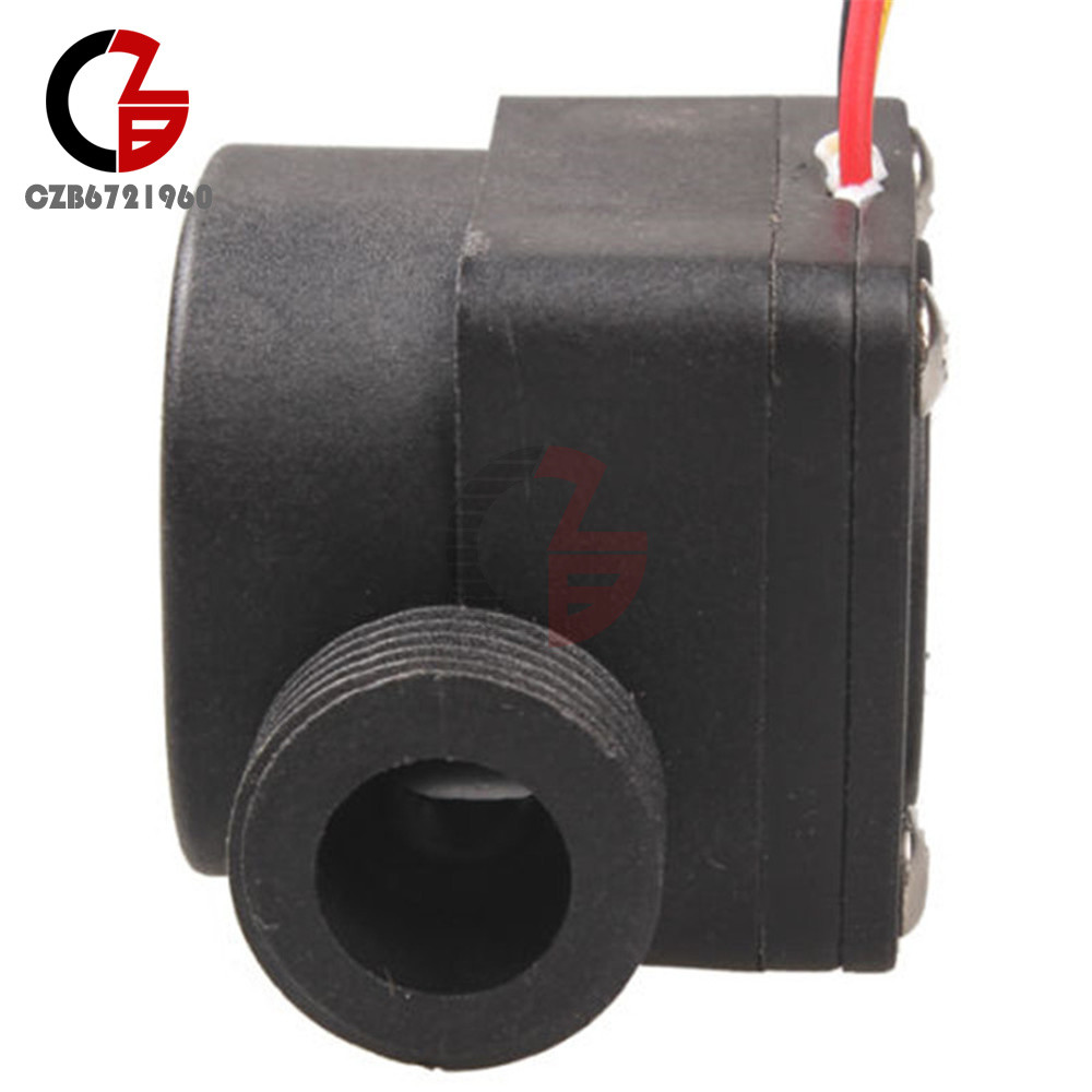G1/2 Flowmeter 1-30L/min Water Flow Sensor Control Effect Switch for Arduino