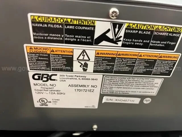 GBC Pinnacle 27 Laminator