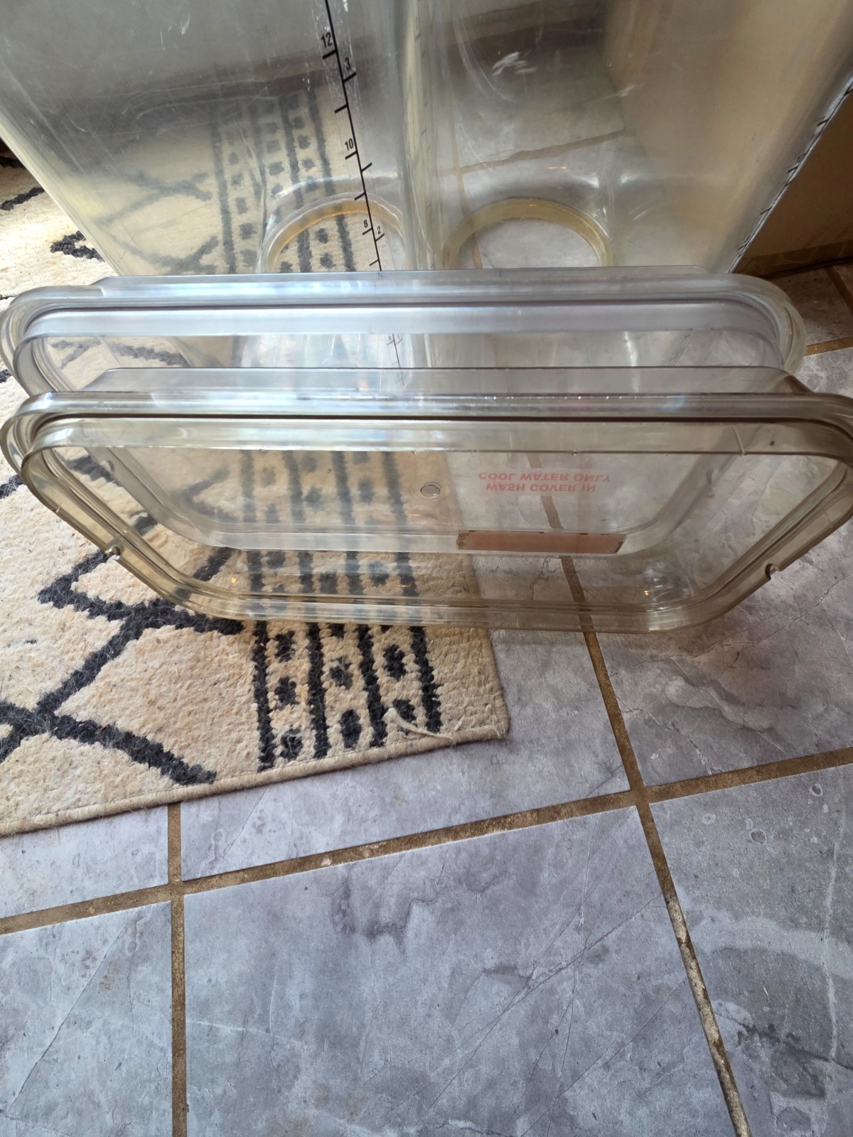 crathco 5 gallon beverage bowl w/ double wall lid and tank gasket