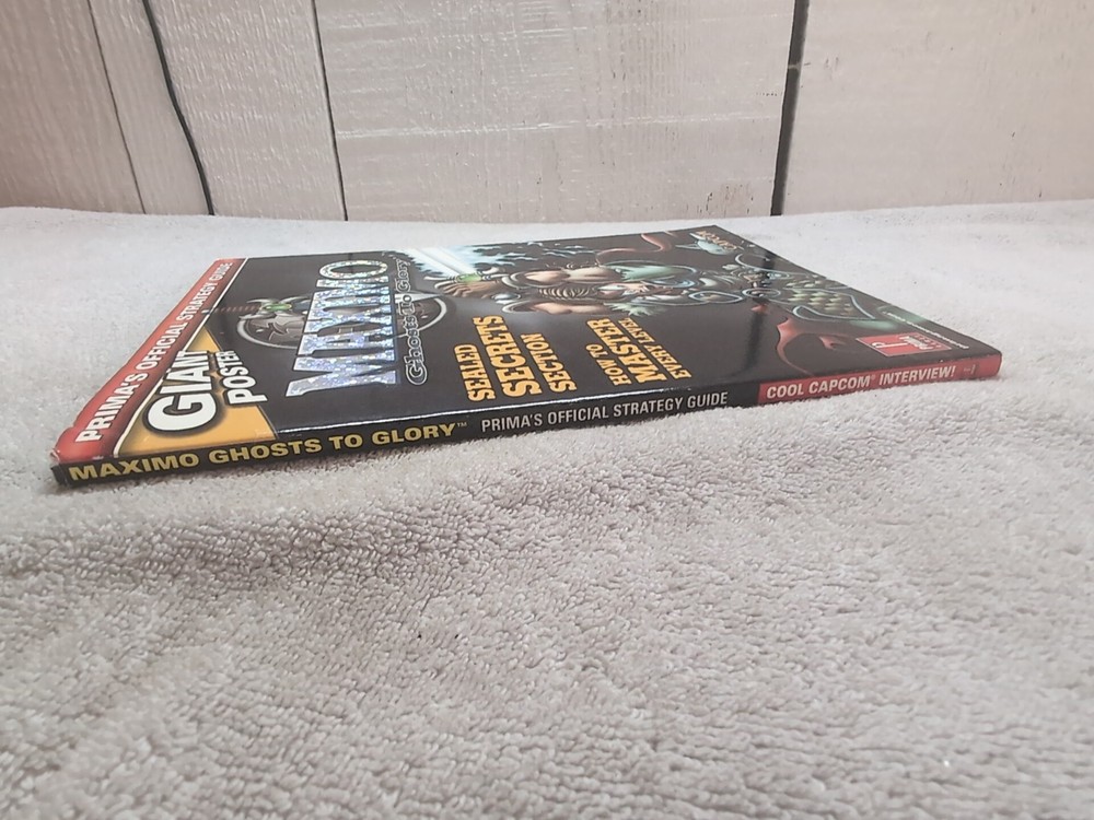 Maximo Ghosts to Glory 2001 Prima Official Strategy Guide WITH POSTER Capcom