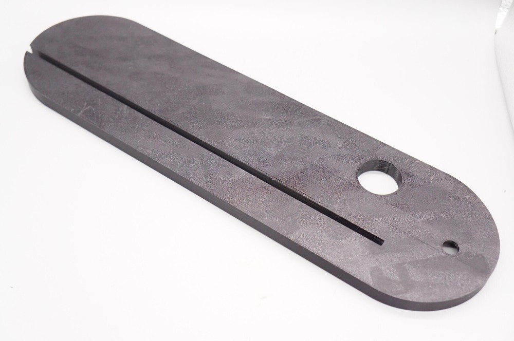 Replacement Throat Plate Insert for Dewalt DW745 Table Saw *Black*