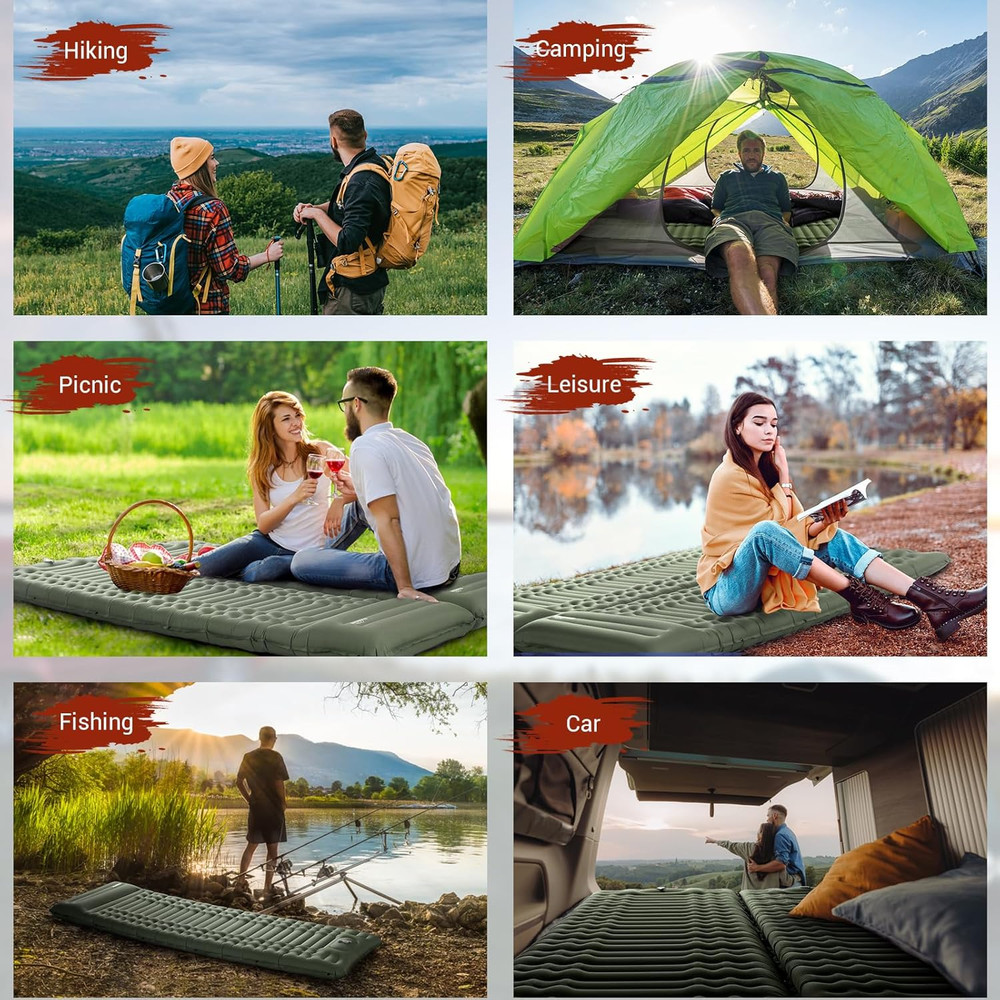 Colchoneta autoinflable Elegear para acampar