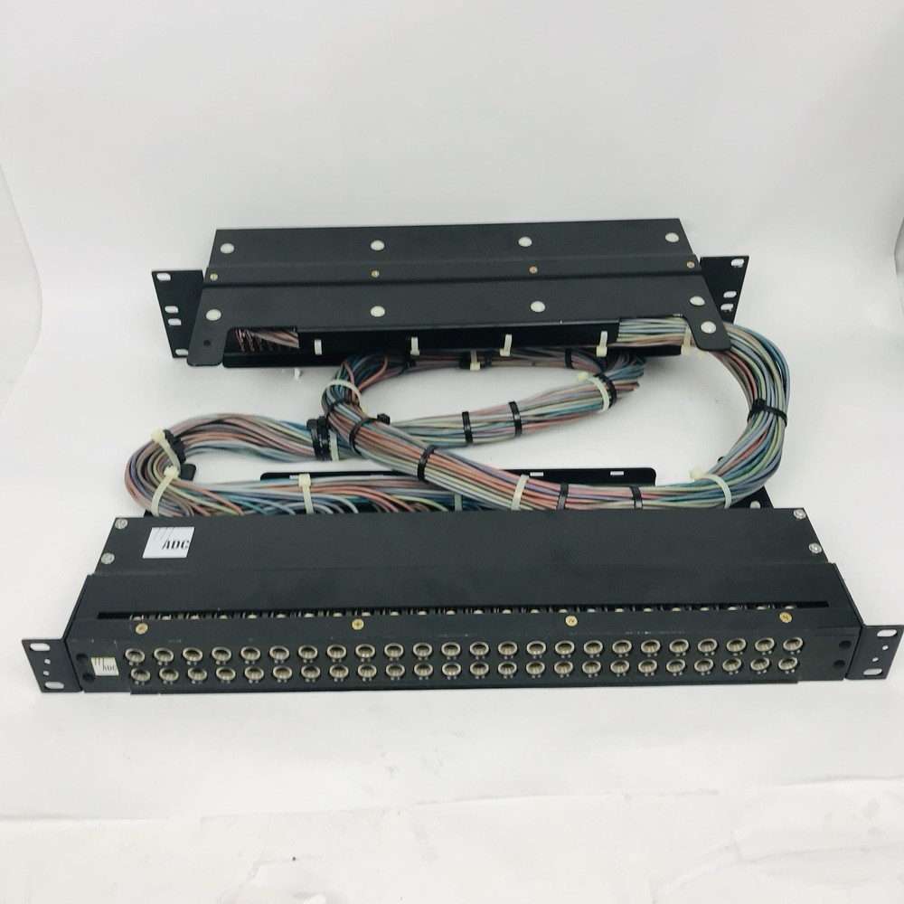 ADC Ultrapatch 48 Point TT Patchbay Panel Cables Pro Patch Bay BJF107-4MKIV