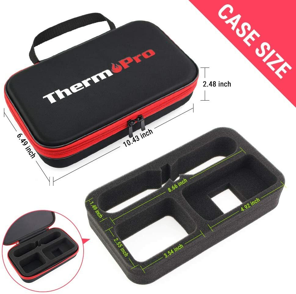 ThermoPro TP99 Hard Carrying Case Storage Bag for TP-20 08 07,Meat Thermometer