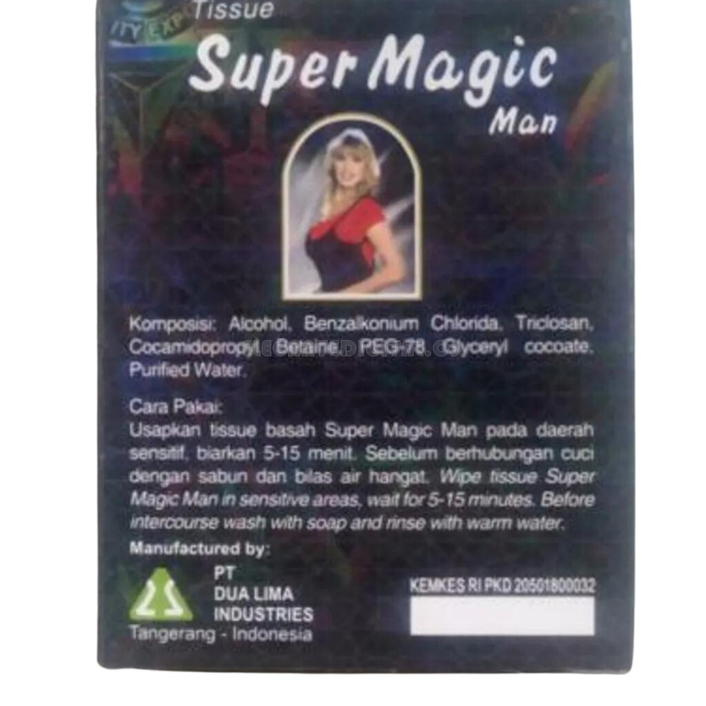 Super Antiseptic Magic Wet Tissue Longer Sex delayed ejaculation 3 box (18 pcs)