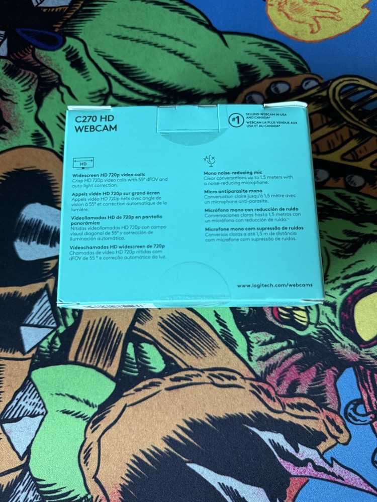 Logitech C270 HD Untested Unopened