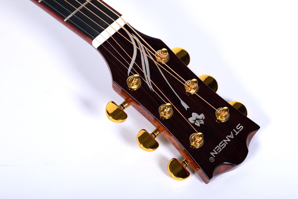 STANSEN T-920C high-quality acoustic guitar, solid spruce top