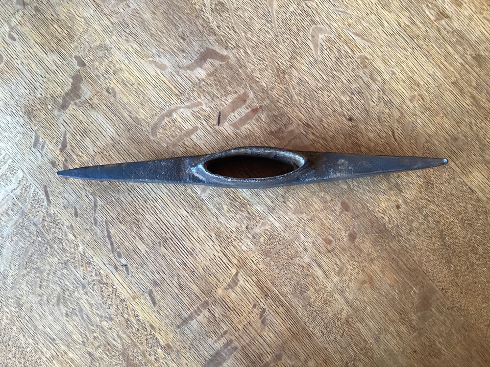 Antique Iron Miners Pick Head 13”
