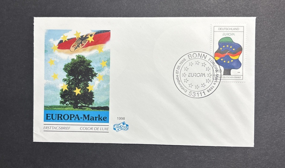 GERMANY BUND EUROPA CEPT ENVELOPE FDC 1998