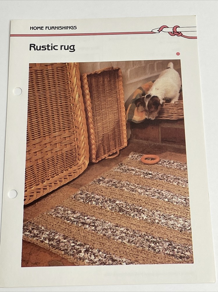 Marshall Cavendish Rustic Rug Crochet Pattern