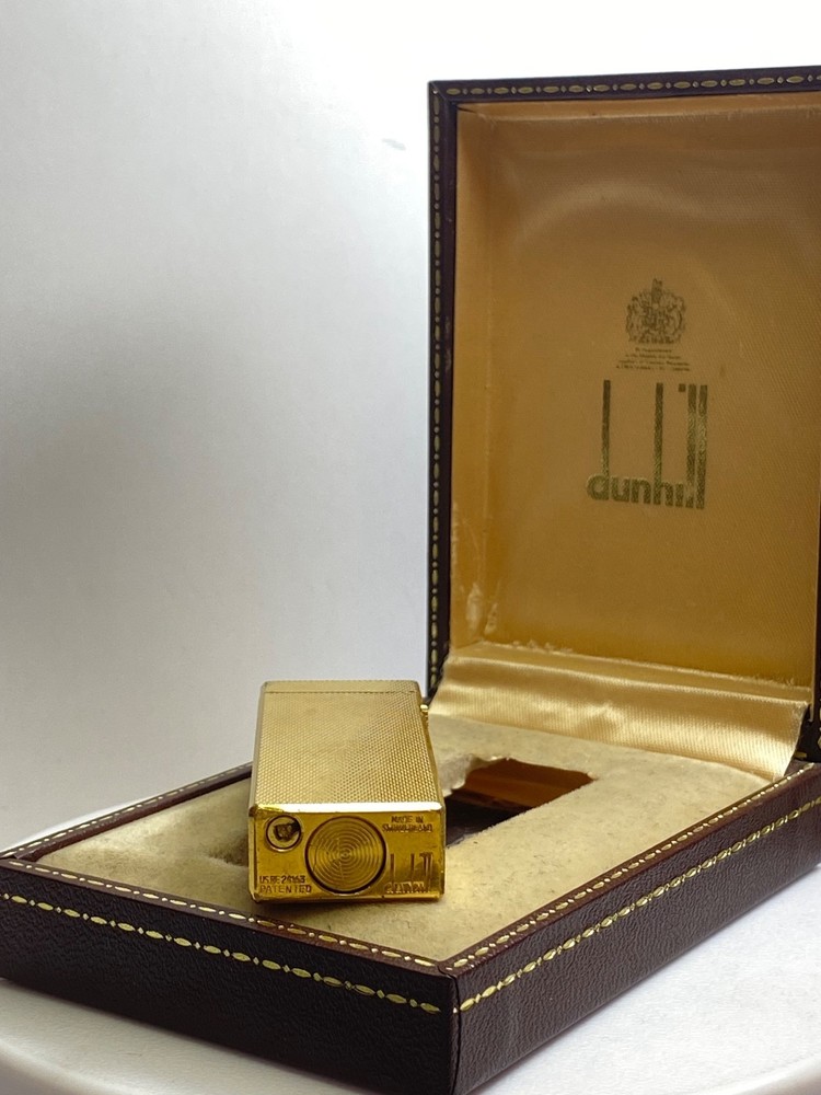 dunhill gold plated lighter