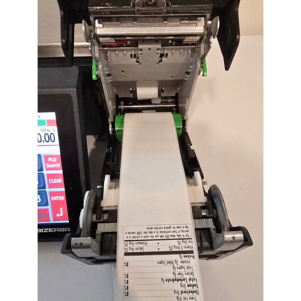 Bizerba XC 100 30lb Dual Range Touchscreen Label Printing Scale WiFi & Printer