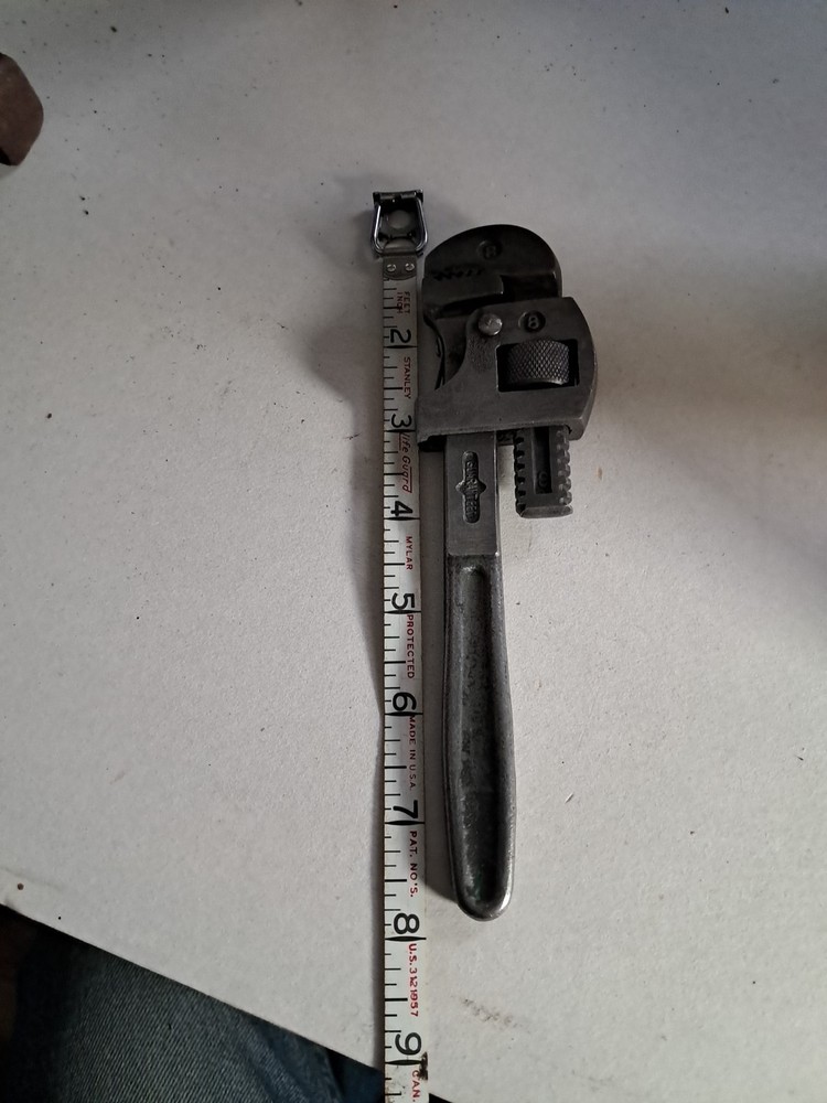 Vintage Stillson Number 8 Pipe wrench