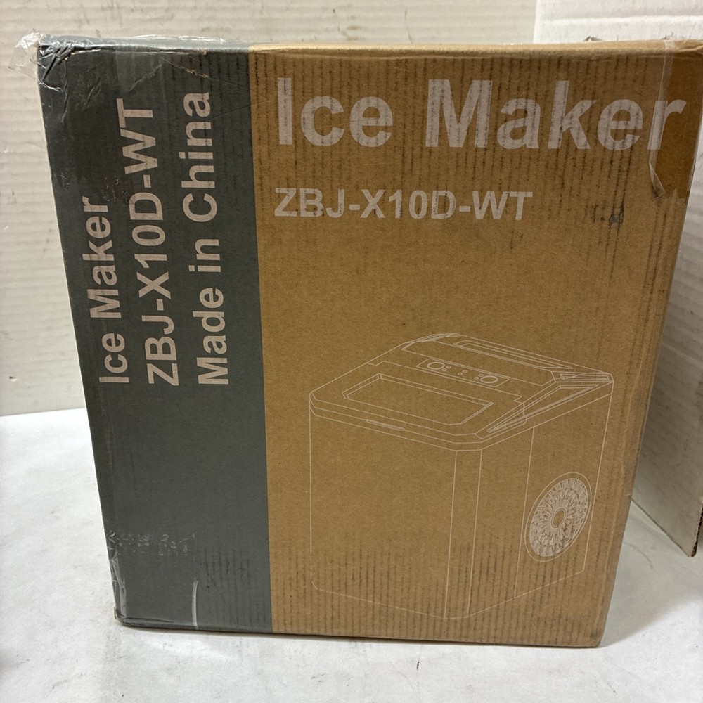 Countertop Ice Maker - Model No. ZBJ-X10D-WT