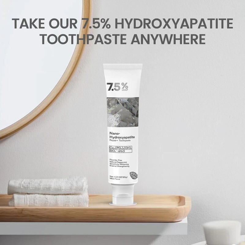 7.5% Hap Nano-Hydroxyapatite Toothpaste Remove Deep Clean For Sensitive Teeth