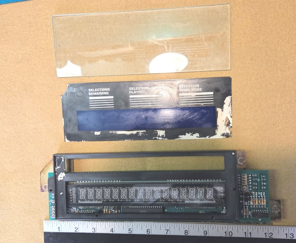 Rowe AMI Cd-100 jukebox display board assembly - Tested good