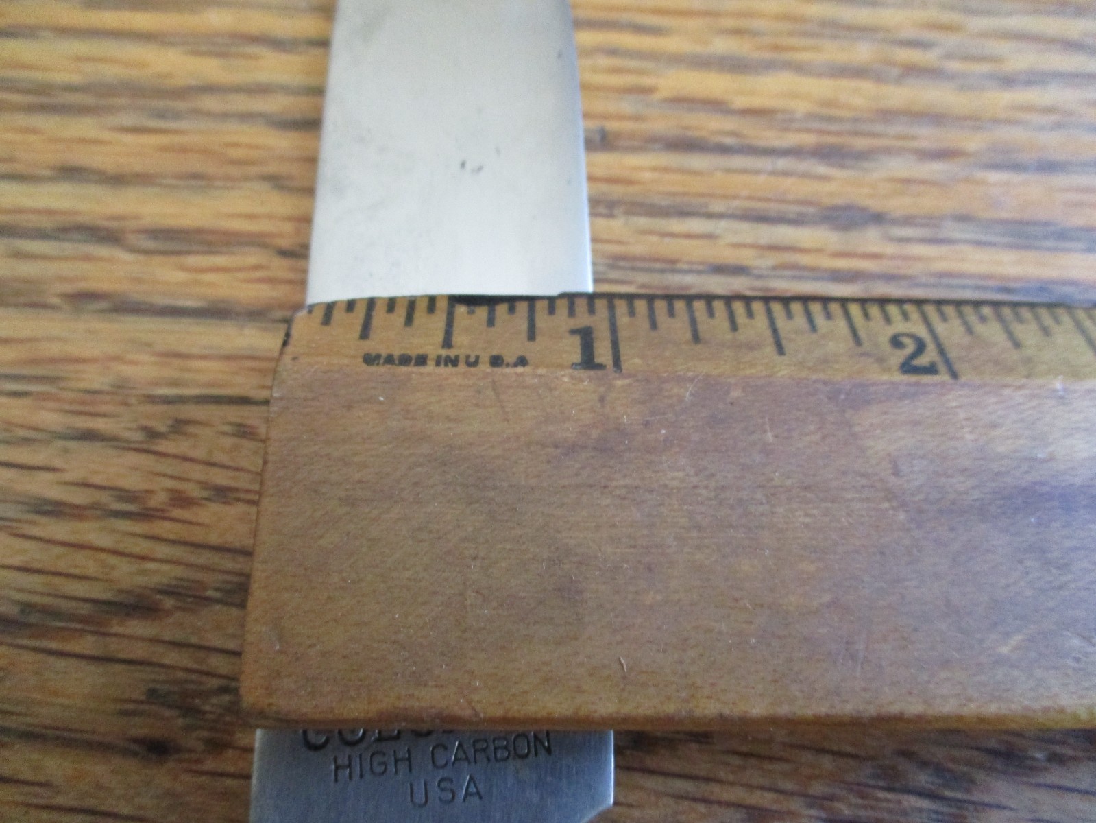 6 High Carbon Steel Knife Blade Blank Blank's NOS Colonial Knife USA