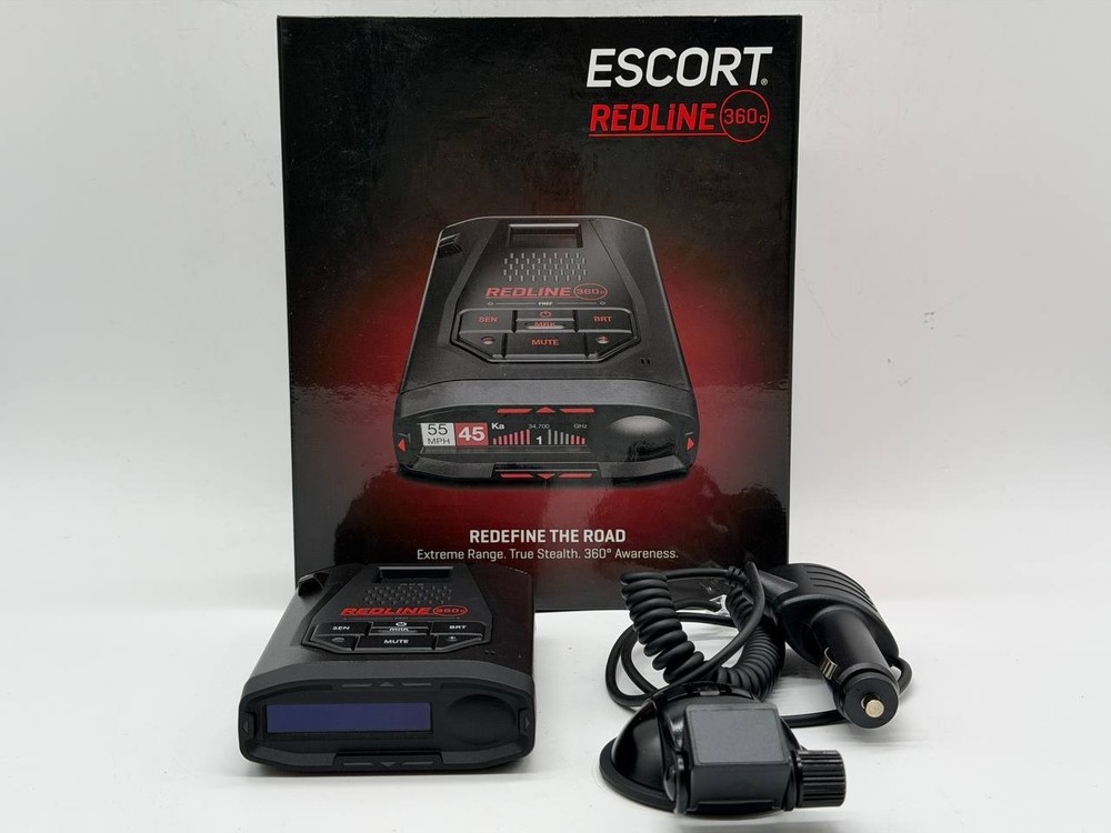 Escort Redline 360 C Radar Detector System - Black
