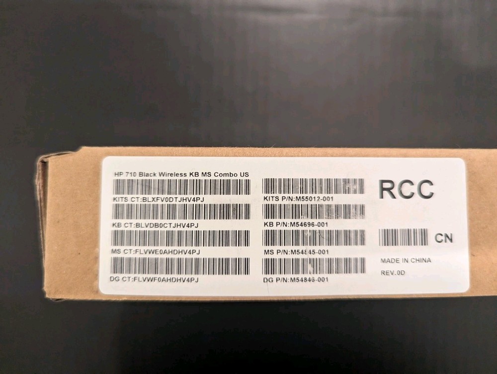 HP 710 USB Meteor Silver Keyboard and Mouse Combo