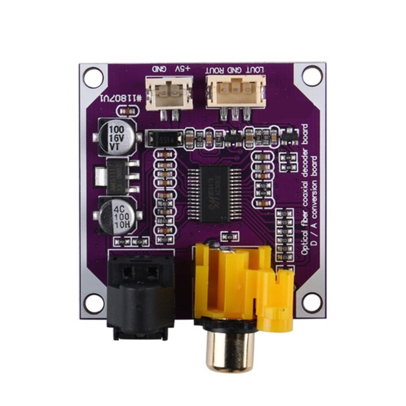 Advanced Decoding Board Featuring Opt Input for 24Bit 192K Stereo