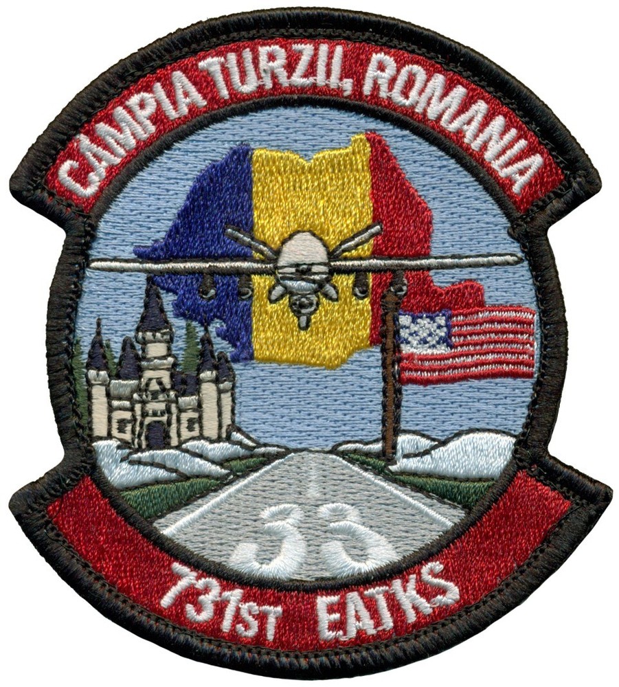 USAF 731st EXPEDITIONARY ATTACK SQUADRON – CAMPIA TURZII PATCH