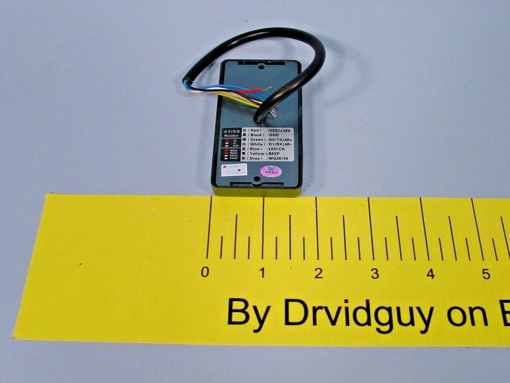 *Wiegand WG26/34 Waterproof RFID Card Access Control Reader; LED Indicator