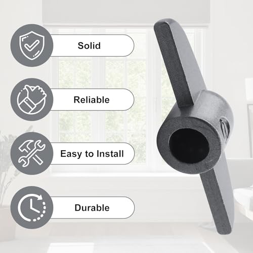 Window Crank Handle Replacement H 3625 T-Handle for Andersen,3/8" Operator Gray