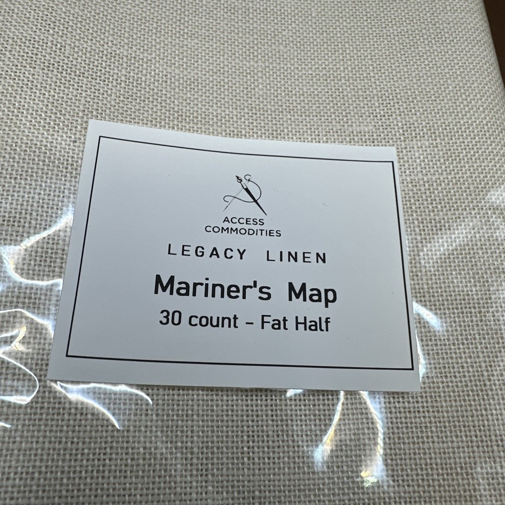 Legacy Linen 30 Count Fat Half Mariners Map Access Commodities