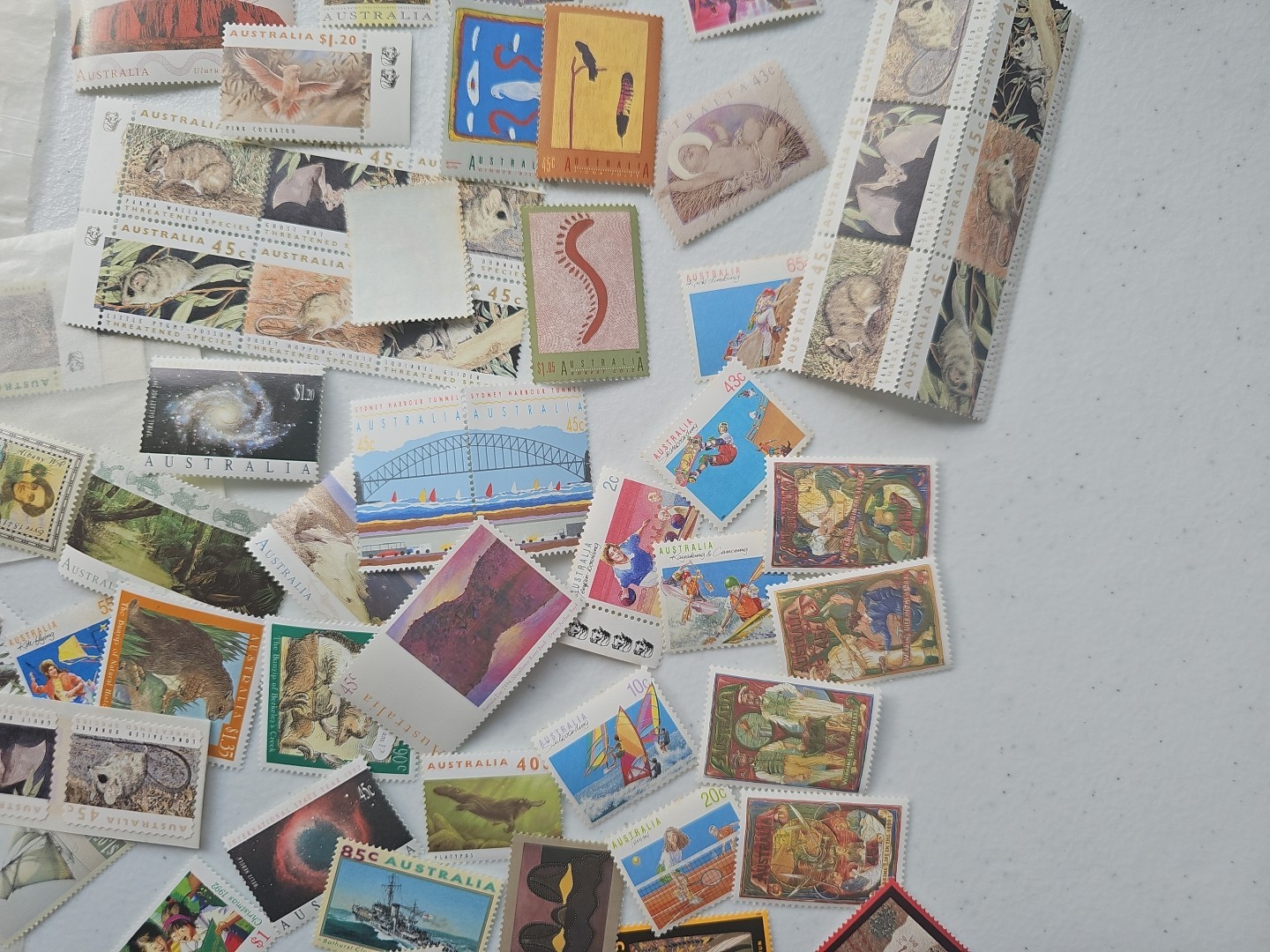 Collection Of Australia Mint Stamps MNH Values For 30c To $2