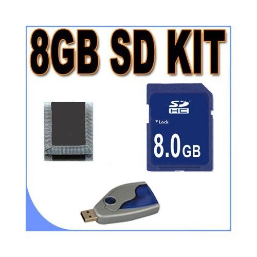 8GB SD/HC Secure Digital Memory Card + USB SD Card Reader Bundle 04