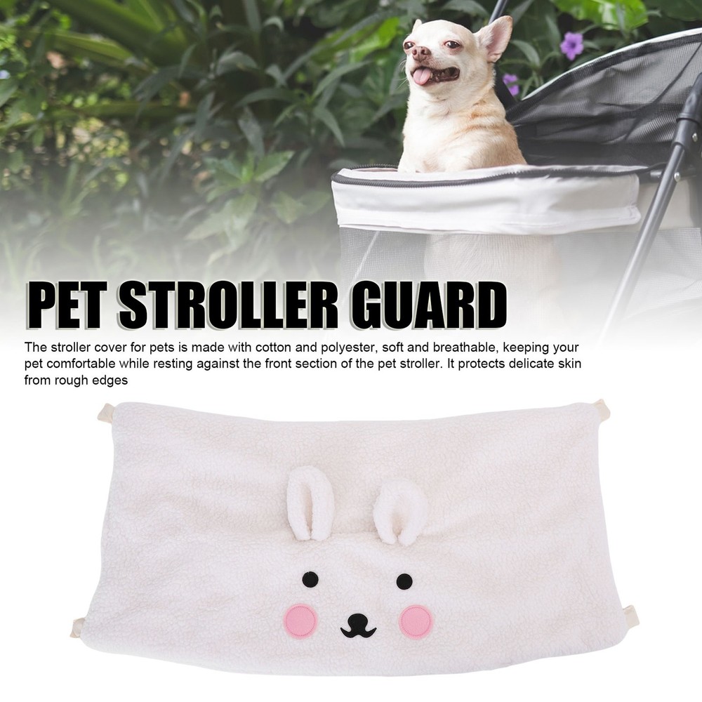 Removable Pet Stroller Cover Comfortable And Warm Stroller Front Section Guard