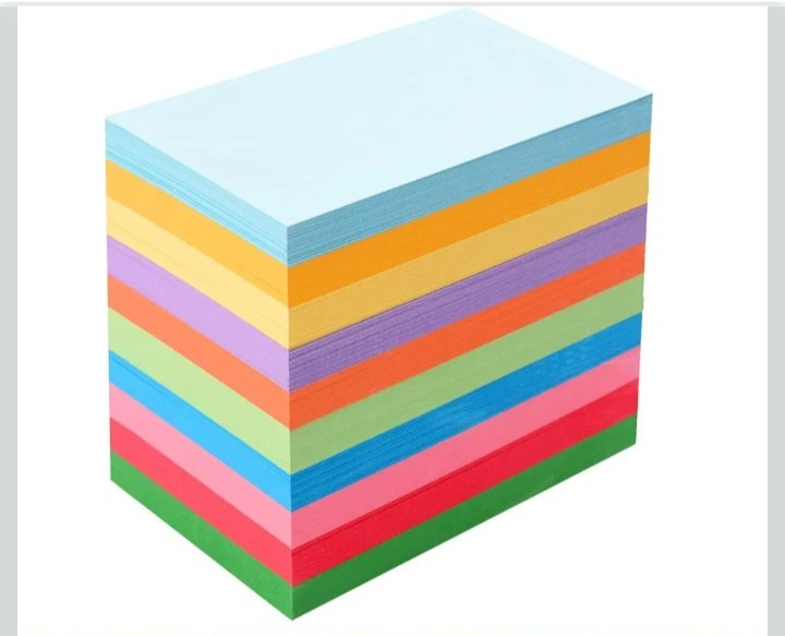 1200 Blank Index Cards - Multicolor Index Cards note Study Cards Flash Cards